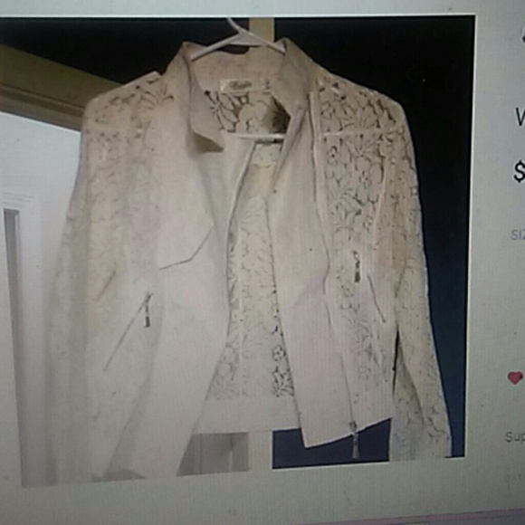Ivory-Lace Jacket-NWOT - Picture 2 of 2